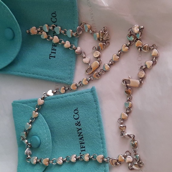 ON HOLD Tiffany & Co. Heart Necklace & Bracelet Set - Picture 2 of 5